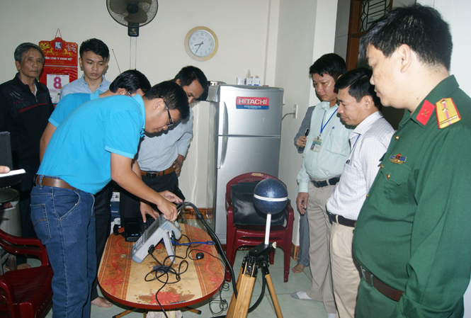 Đo kiểm, đánh giá mức phơi nhiễm trường điện từ của trạm BTS QBH 354 Viettel Quảng Bình