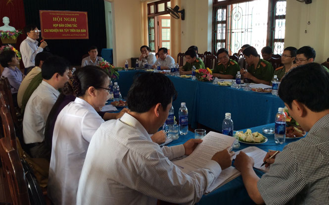Triển khai các biện pháp đẩy mạnh công tác cai nghiện ma túy