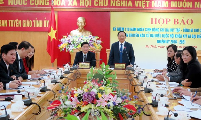 Hội thảo khoa học "Đồng chí Hà Huy Tập với công tác xây dựng Đảng"