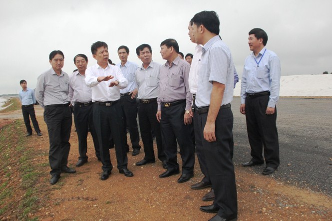 Đồng chí Chủ tịch UBND tỉnh làm việc tại huyện Quảng Trạch