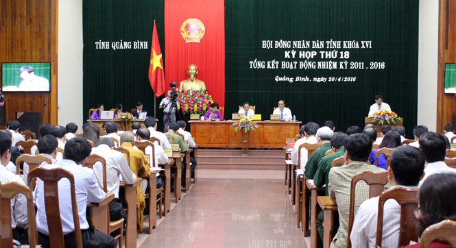HĐND tỉnh khóa XVI: Tổng kết hoạt động nhiệm kỳ 2011-2016