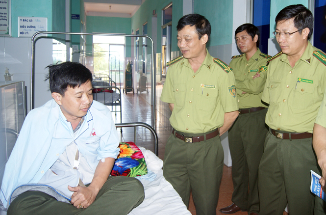 Đã xác định được nhóm đối tượng hành hung Trạm phó trạm Kiểm lâm Trường Sơn