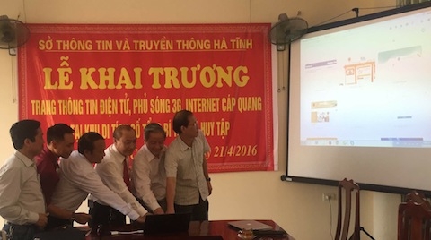 Khai trương Trang thông tin điện tử di tích cố Tổng Bí thư Hà Huy Tập