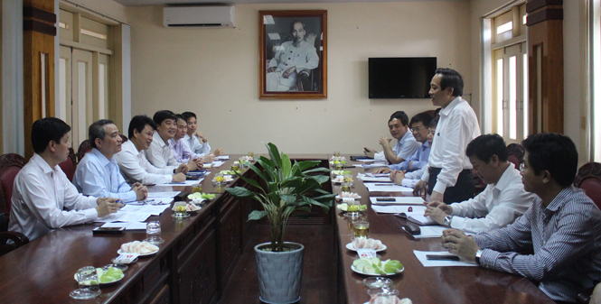 Thường trực Tỉnh ủy tiếp Đoàn công tác của Bộ Giao thông vận tải