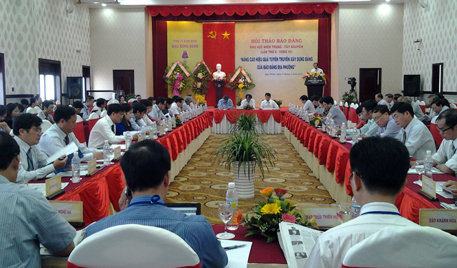 "Nâng cao hiệu quả tuyên truyền xây dựng Đảng của báo Đảng địa phương"