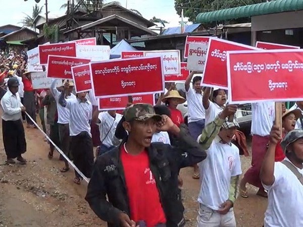 Người dân Myanmar phản đối khai thác mỏ đồng liên doanh với Trung Quốc