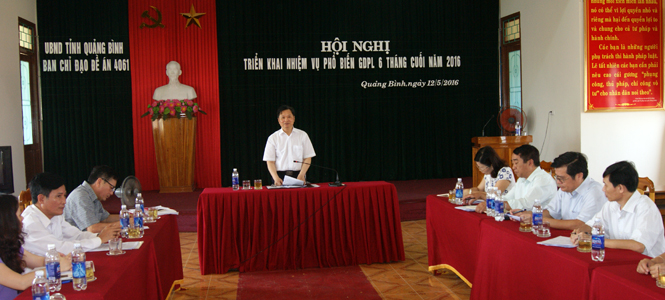 Triển khai nhiệm vụ phổ biến giáo dục pháp luật về phòng, chống tham nhũng