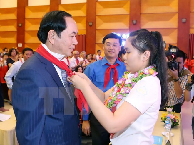 Chủ tịch nước dự kỷ niệm 75 năm ngày lập Đội Thiếu niên Tiền phong