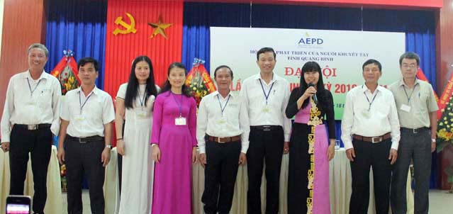 Hội vì sự phát triển của người khuyết tật tỉnh tổ chức Đại hội lần thứ II, nhiệm kỳ 2016-2021