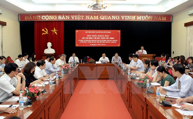Hội thảo khoa học về "Hồ Chí Minh với Mặt trận Việt Minh"