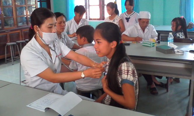 Chuyển biến trong công tác y tế học đường ở Lệ Thủy