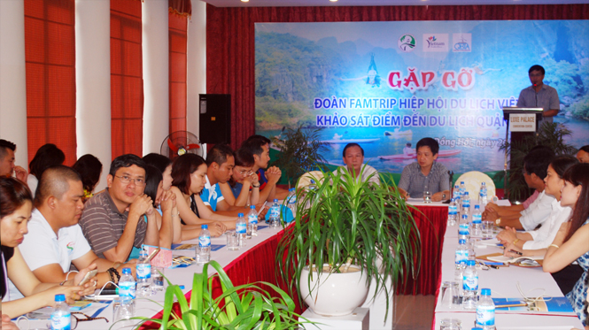 Gặp gỡ Đoàn Famtrip Hiệp hội Du lịch Việt Nam khảo sát điểm đến du lịch Quảng Bình
