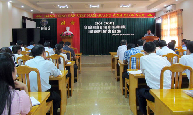 Hội nghị tập huấn nghiệp vụ Tổng điều tra nông thôn, nông nghiệp và thủy sản năm 2016