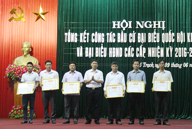 Huyện Bố Trạch: Tổng kết công tác bầu cử HĐND các cấp, nhiệm kỳ 2016-2021