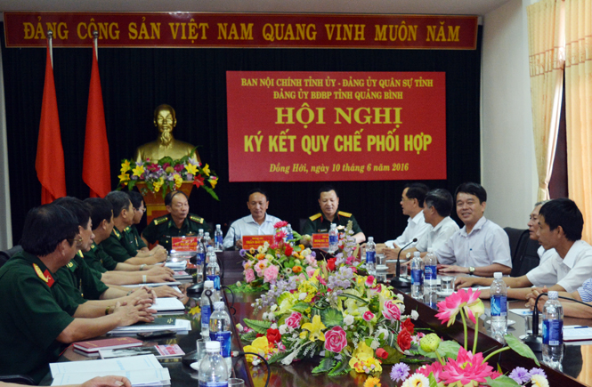 Ký kết quy chế phối hợp công tác Nội chính và phòng, chống tham nhũng