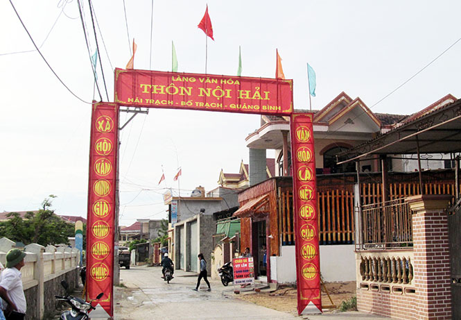 Thôn văn hóa ở làng biển Lý Hòa