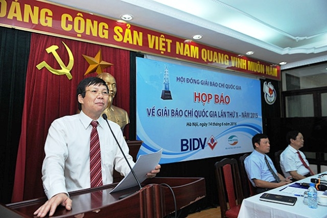 Tối 21-6: Tổ chức lễ trao Giải Báo chí quốc gia