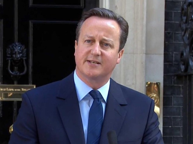 Thủ tướng Anh David Cameron tuyên bố từ chức sau Brexit