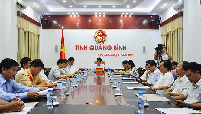 Hội nghị trực tuyến sơ kết công tác trật tự ATGT 6 tháng đầu năm và triển khai nhiệm vụ 6 tháng cuối năm 2016