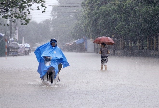 Mưa rào xuất hiện trong các ngày thi trung học phổ thông quốc gia