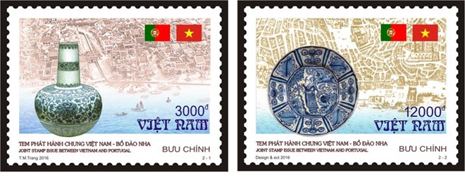 Phát hành bộ tem đặc biệt do họa sỹ Việt Nam và Bồ Đào Nha thiết kế