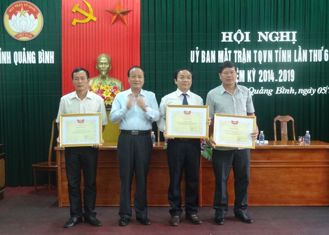 Hội nghị Ủy ban MTTQVN tỉnh lần thứ 6, nhiệm kỳ 2014-2019