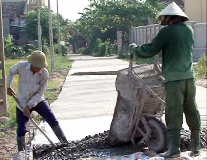 Võ Ninh sắp cán đích nông thôn mới