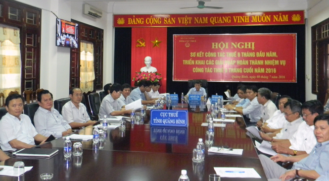 Hội nghị triển khai nhiệm vụ công tác Thuế 6 tháng cuối năm 2016