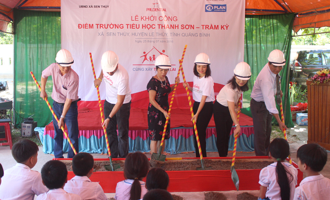Khởi công xây dựng điểm trường tiểu học xã Sen Thủy (Lệ Thủy)