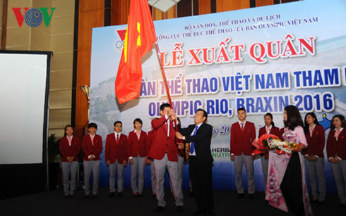 Lễ thượng cờ đoàn TTVN tại Olympic Rio tổ chức ngày 2-8