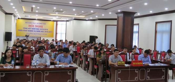 Năm học 2015-2016: Quảng Bình được Bộ Giáo dục-Đào tạo tặng bằng khen