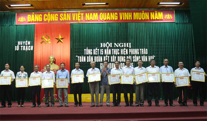 Bố Trạch: Phong trào "Toàn dân đoàn kết xây dựng đời sống văn hoá" đã trở thành nếp sinh hoạt thường nhật