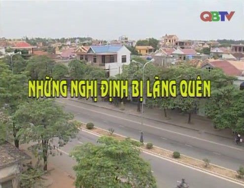 Những nghị định bị lãng quên