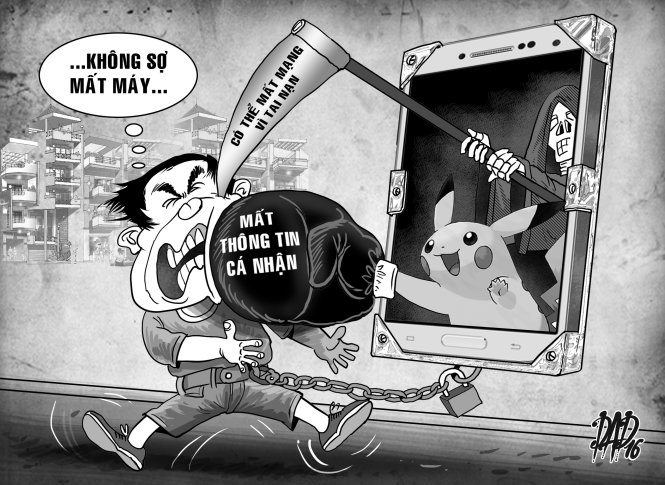 Những cảnh báo về Pokémon Go