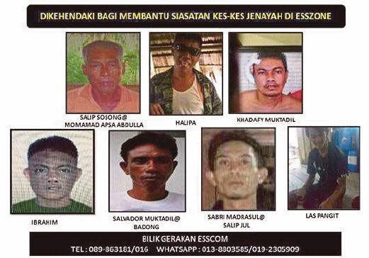 Malaysia công bố danh sách truy nã 23 kẻ chuyên bắt cóc trên biển