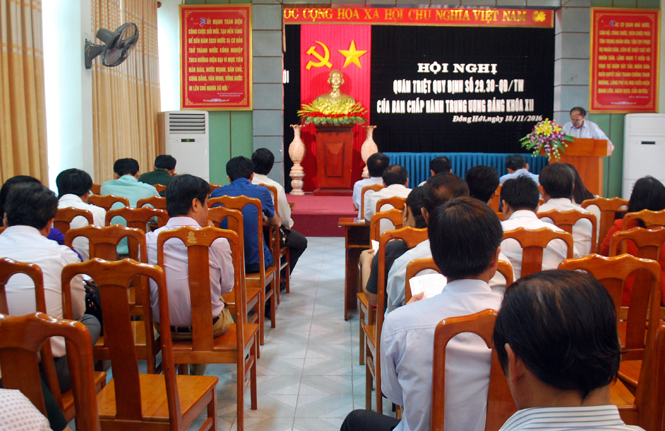 Thành ủy Đồng Hới: Quán triệt các Quy định của Ban Chấp hành Trung ương Đảng khóa XII