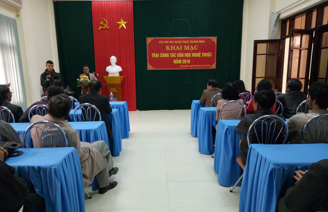 Khai mạc trại sáng tác văn học nghệ thuật Nhật Lệ 2016