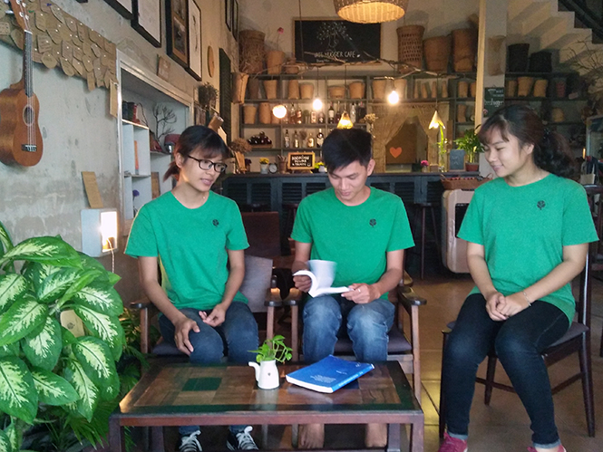 "Tree Hugger Café" và cuộc sống "xanh" mỗi ngày