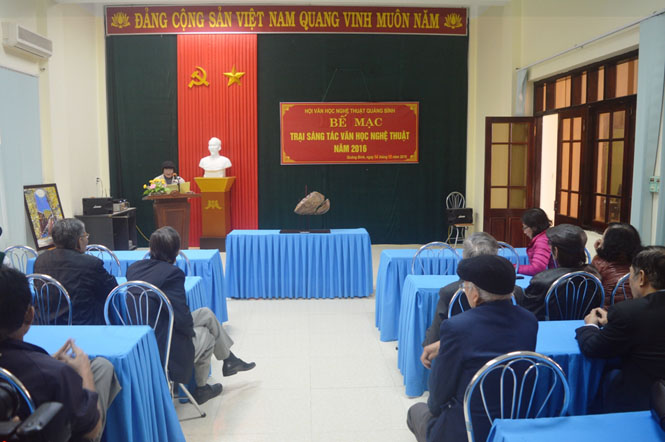 Bế mạc trại sáng tác văn học - nghệ thuật Nhật Lệ năm 2016