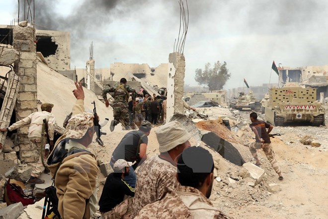 Libya chính thức tuyên bố giải phóng thành phố Sirte từ tay IS