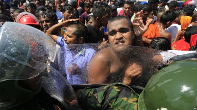 Người dân Sri Lanka biểu tình phản đối khu đầu tư của Trung Quốc