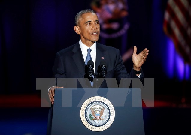 Tổng thống Mỹ Barack Obama có buổi họp báo cuối cùng ngày 18-1