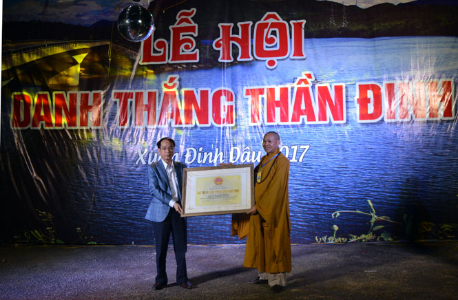 Khai mạc lễ hội danh thắng Thần Đinh xuân Đinh Dậu 2017