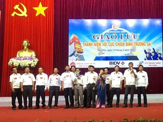 Chương trình giao lưu "Thanh niên với cựu chiến binh Trường Sa"