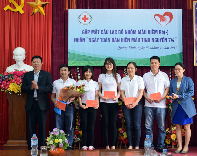 Gặp mặt Câu lạc bộ nhóm máu hiếm tỉnh