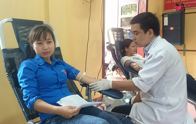 Tuyên Hóa: 500 người tham gia hiến máu tình nguyện