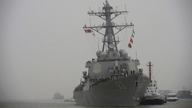 Mỹ điều tàu khu trục trang bị tên lửa USS Stethem đến Biển Đông