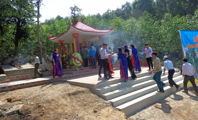 Khánh thành Nhà bia tưởng niệm Lãnh binh Mai Lượng