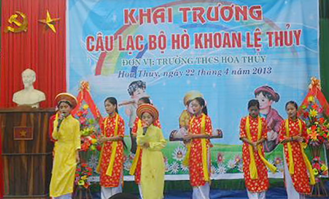 Hò khoan Lệ Thủy được đề nghị đưa vào danh mục Di sản văn hóa phi vật thể Quốc gia