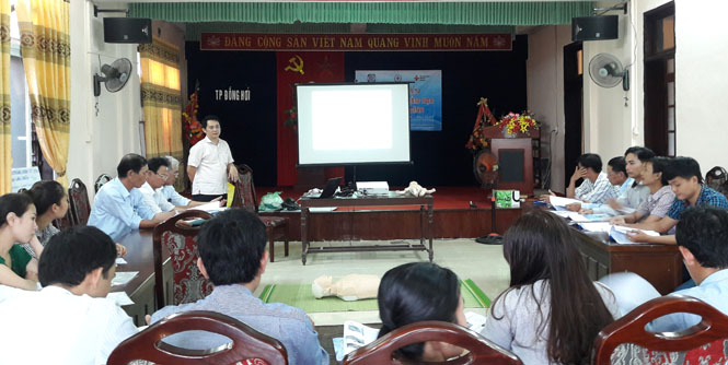 Đồng Hới: Tập huấn phòng ngừa thảm họa